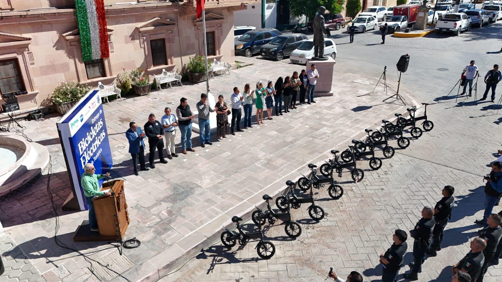 Apuesta Parras por movilidad ecológica de Policía Turística