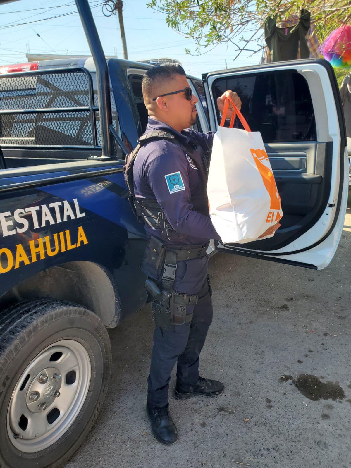 Altruista acción de la Policía estatal en PN