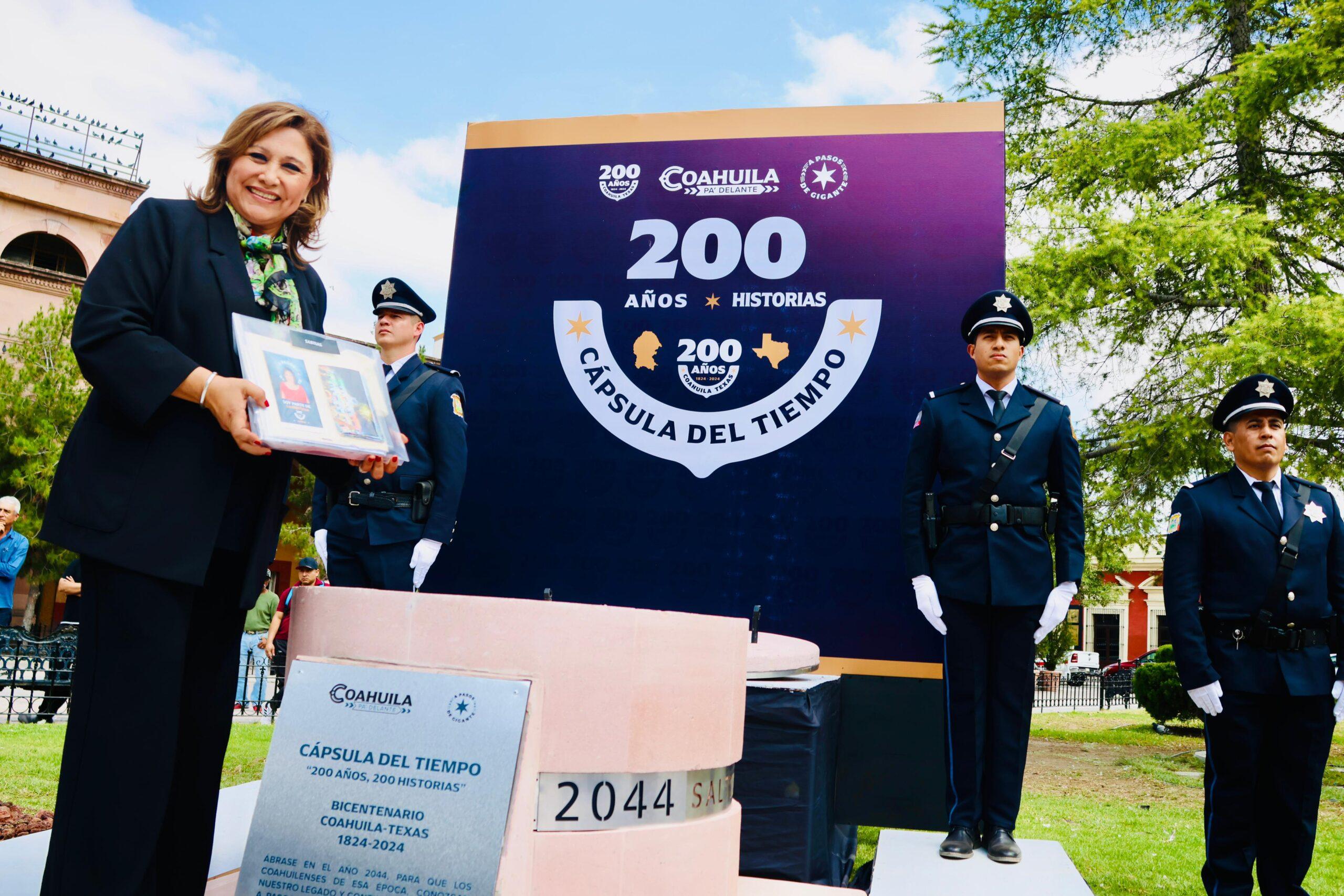 Asiste Diana Haro a cierre de festejos por el Bicentenario Coahuila y Texas