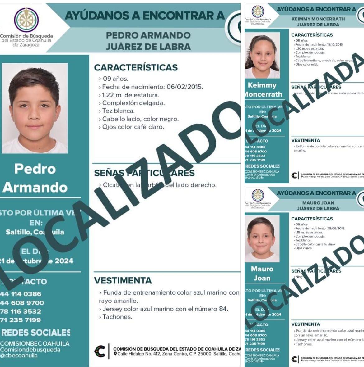 Descarta PRONNIF secuestro de 3 niños