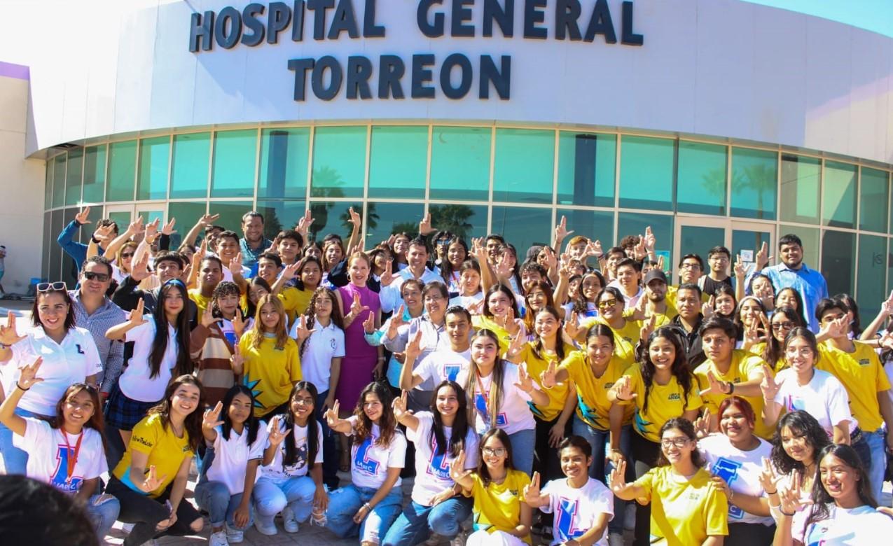 Entrega UAdeC apoyos en el Hospital General de Torreón