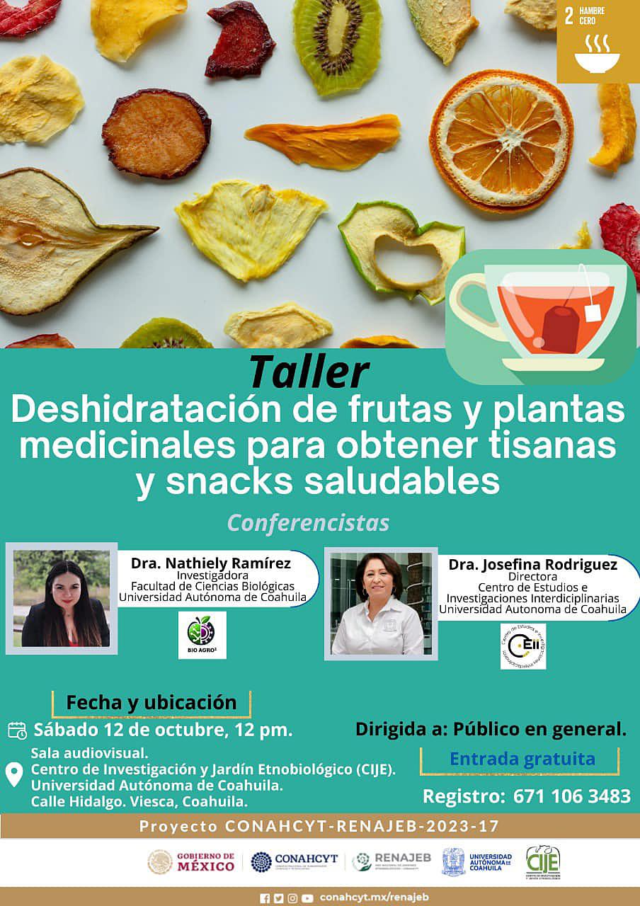 Invita UAdeC al taller de deshidratación de frutas