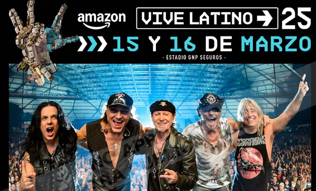 Vive Latino 2025: Scorpions se adelanta y revela que es parte del cartel del festival