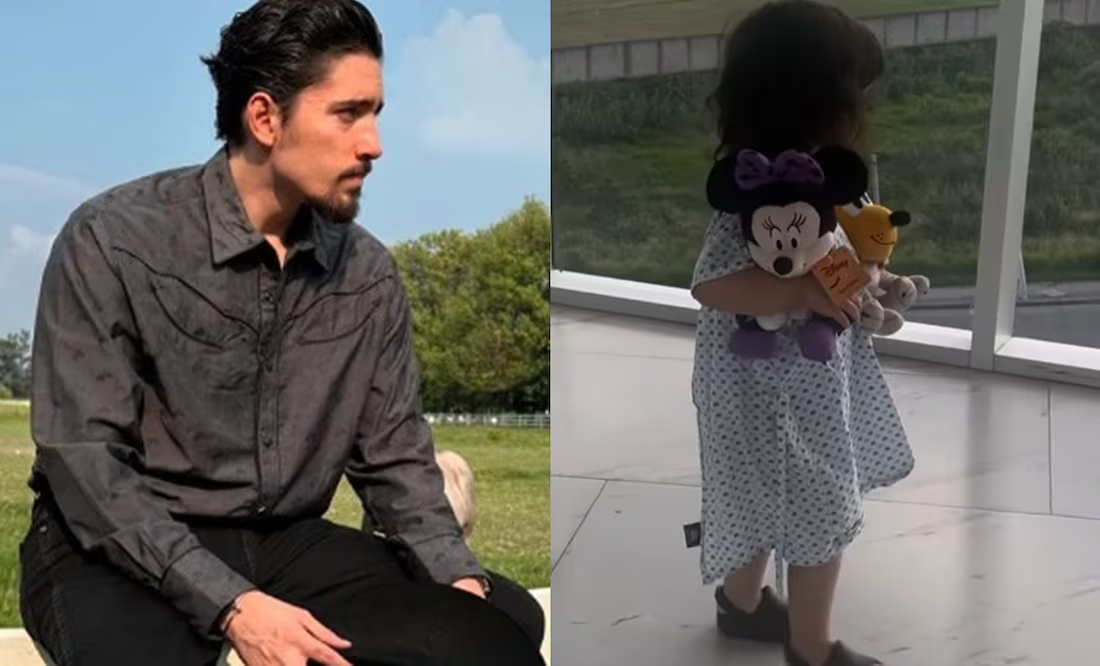 Mía, la hija de dos años de Alex Fernández, fue sometida a cirugía