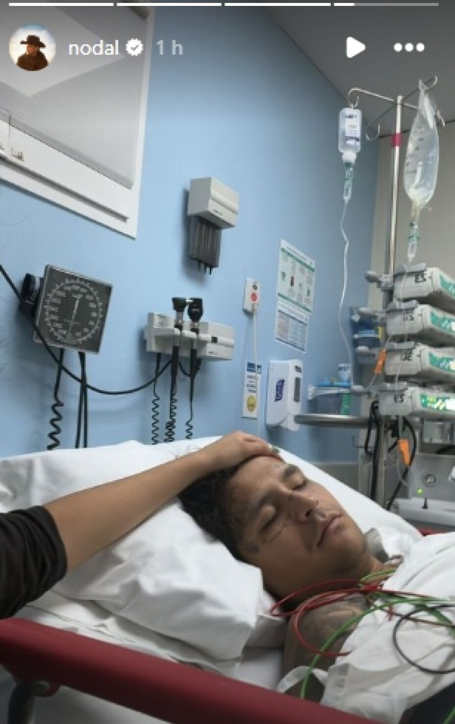 Trasciende Hospitalización de Christian Nodal