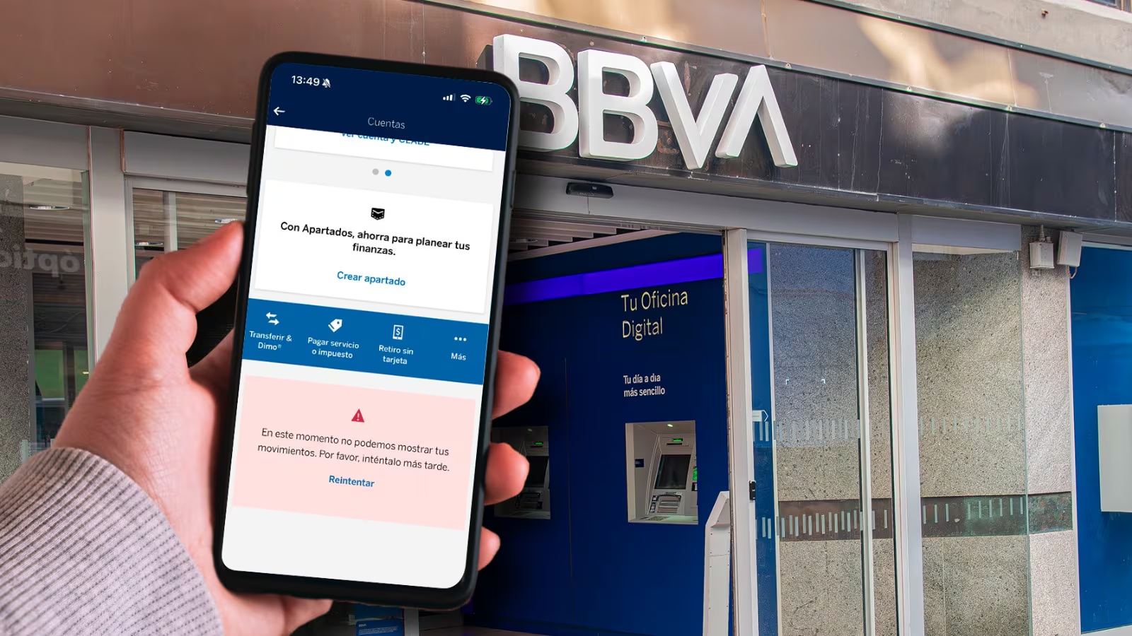 Lo volvió a hacer: App de BBVA reporta fallas en plena quincena
