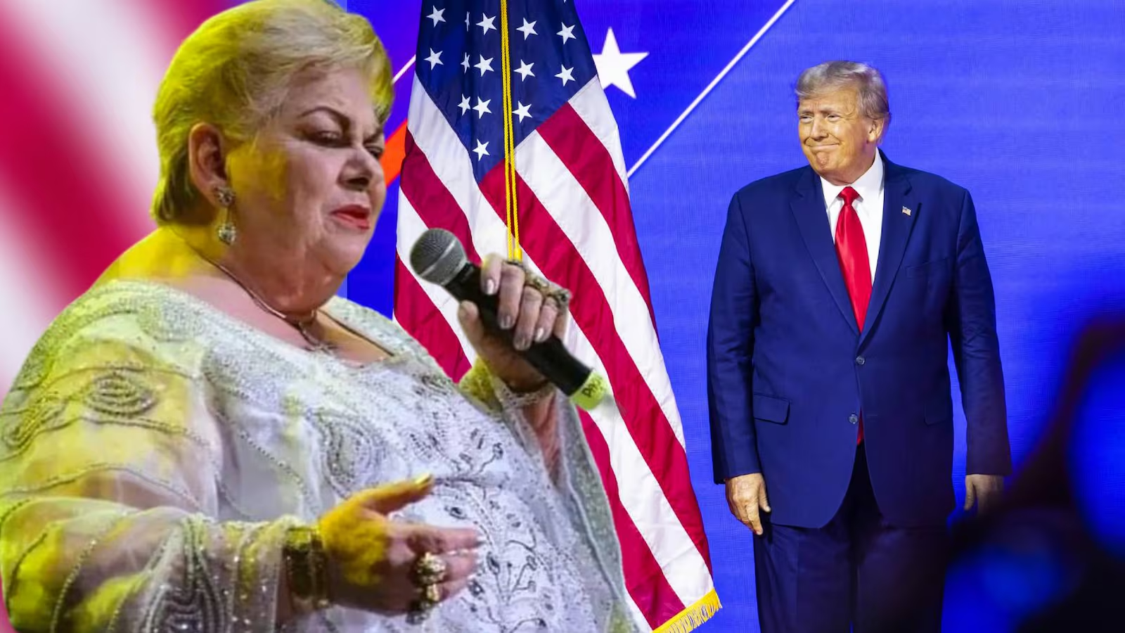 Paquita la del Barrio y otros artistas mexicanos piden votar contra Trump