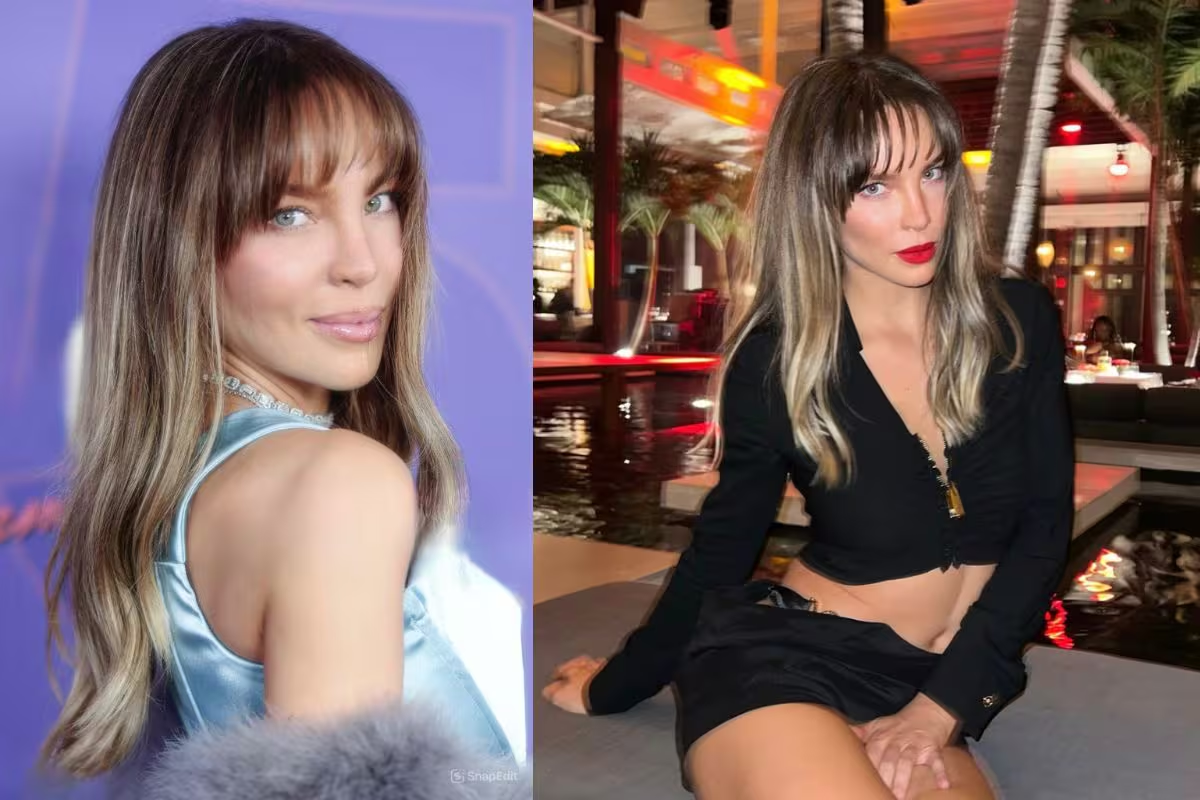Belinda sorprende con un nuevo look: un flequillo que la rejuvenece y marca tendencia
