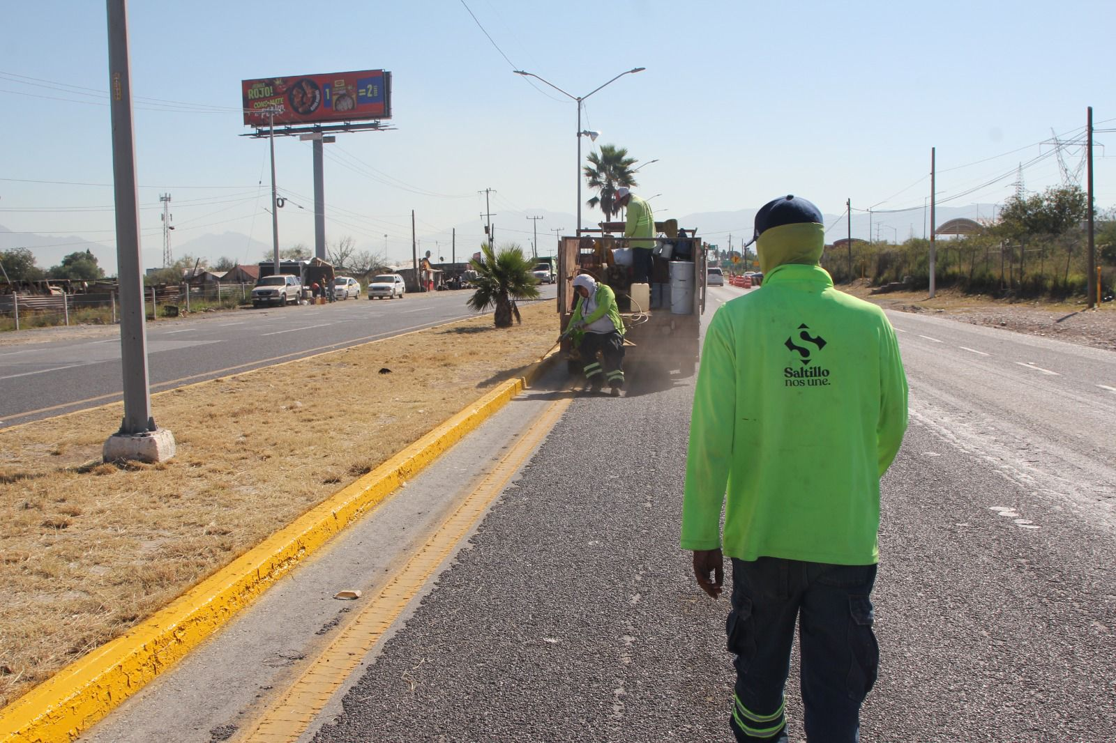 Embellece Municipio bulevares con 3ª etapa de Saltillo Me Gusta