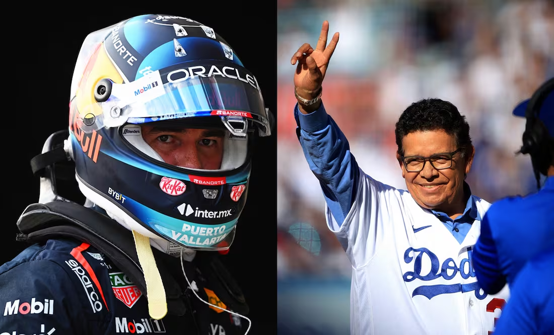Checo Pérez dedica emotivo mensaje a Fernando Valenzuela