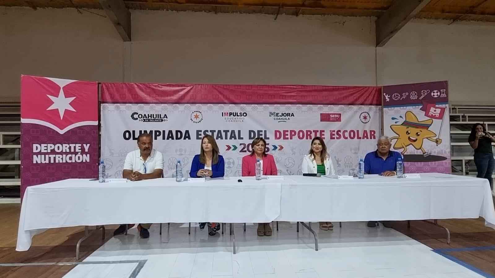 Preparan Olimpiada Estatal del Deporte Escolar 2025