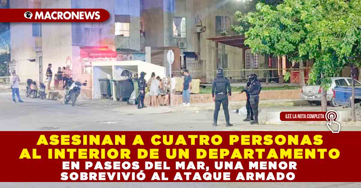 Continua la violencia; ahora asesinan a cuatro en Cancún