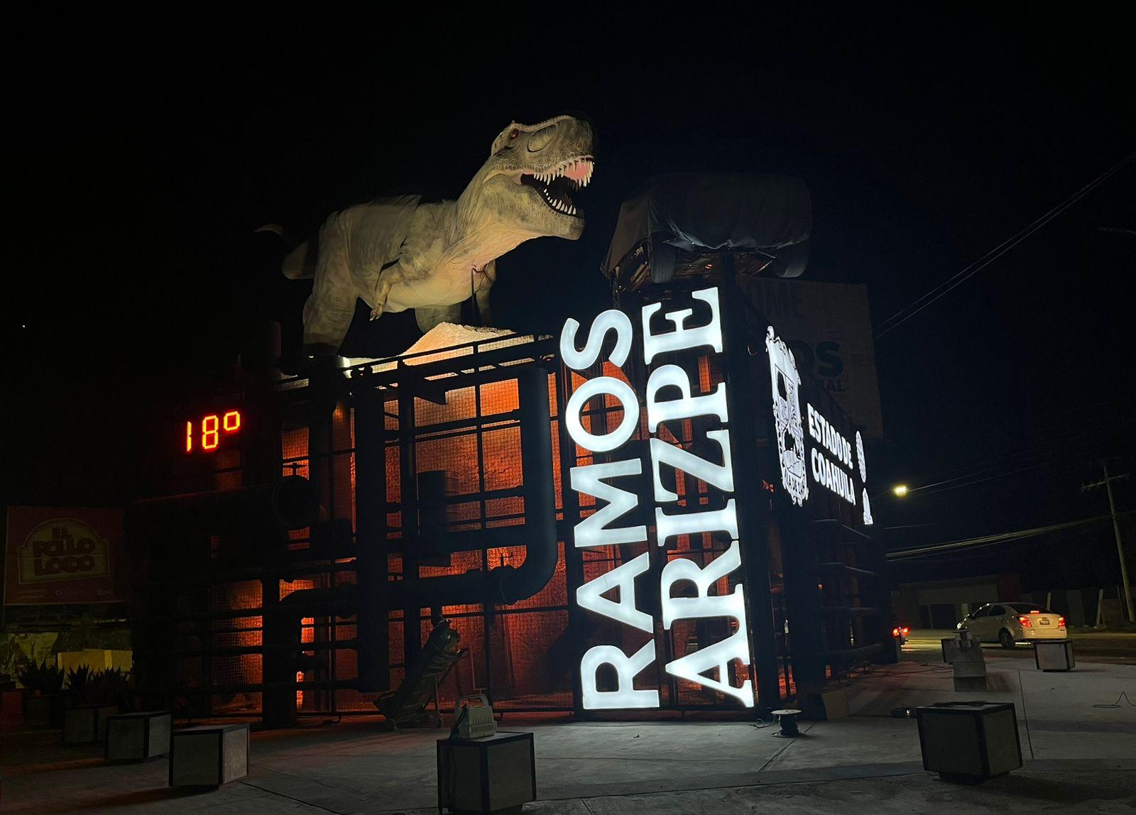 Dará Tiranosaurio la bienvenida en Ramos