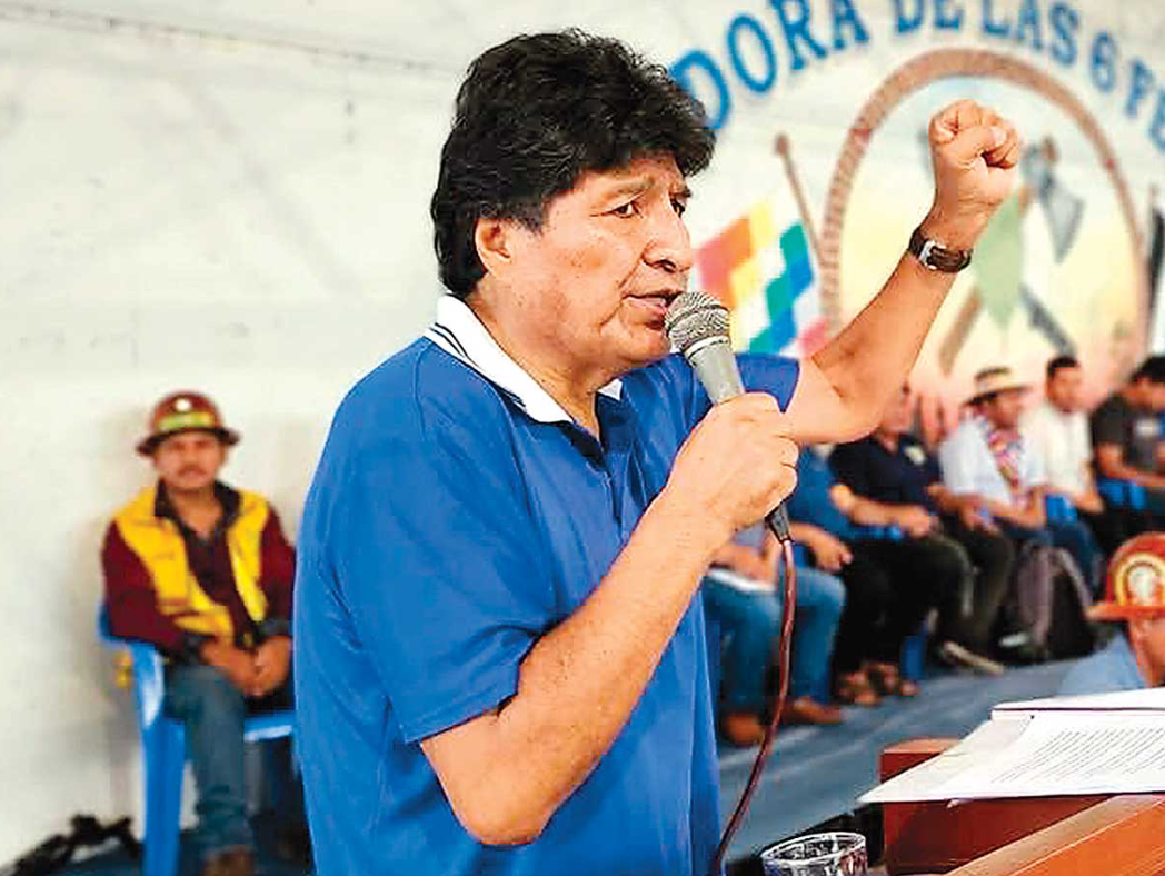 Crisis política: Evo pide a Sheinbaum mediar en Bolivia