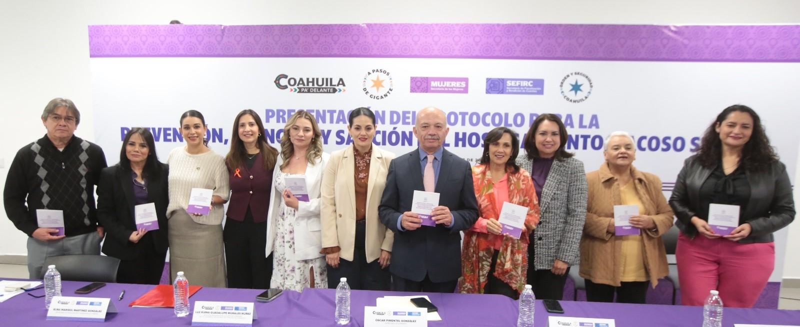 PRESENTAN PROTOCOLOS CONTRA HOSTIGAMIENTO