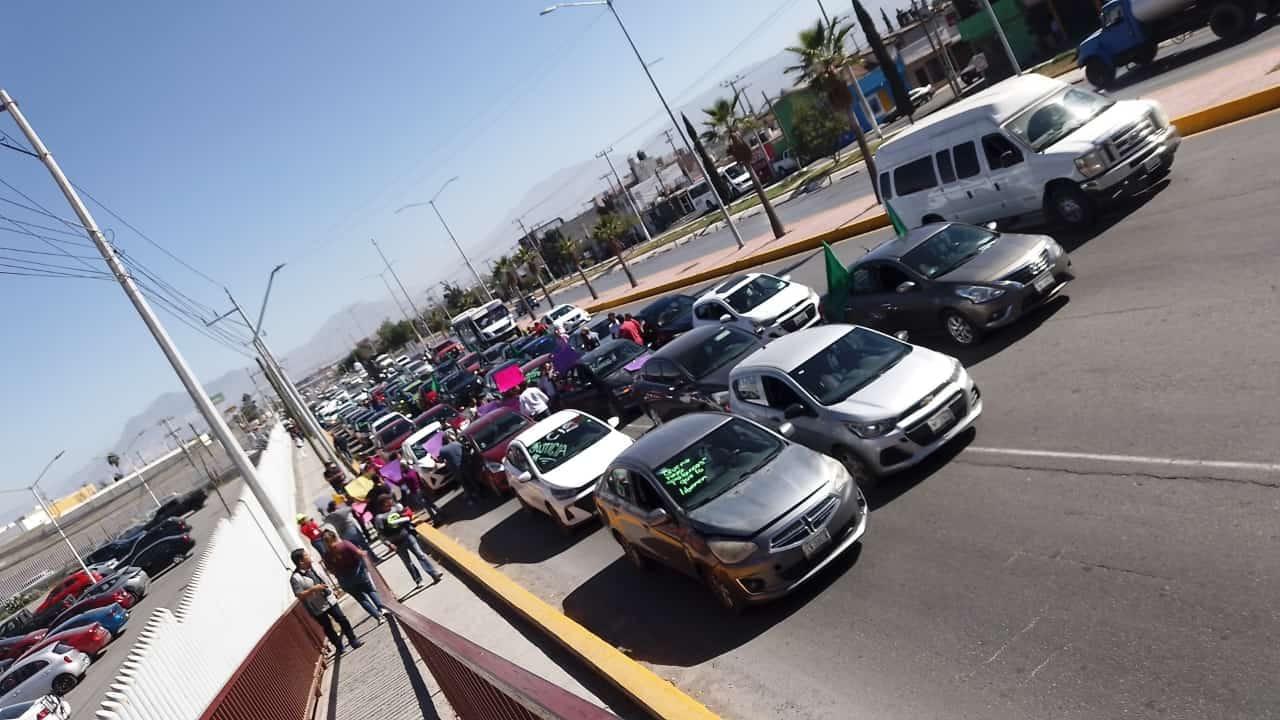 Exigen justicia por agresión a conductora en Saltillo