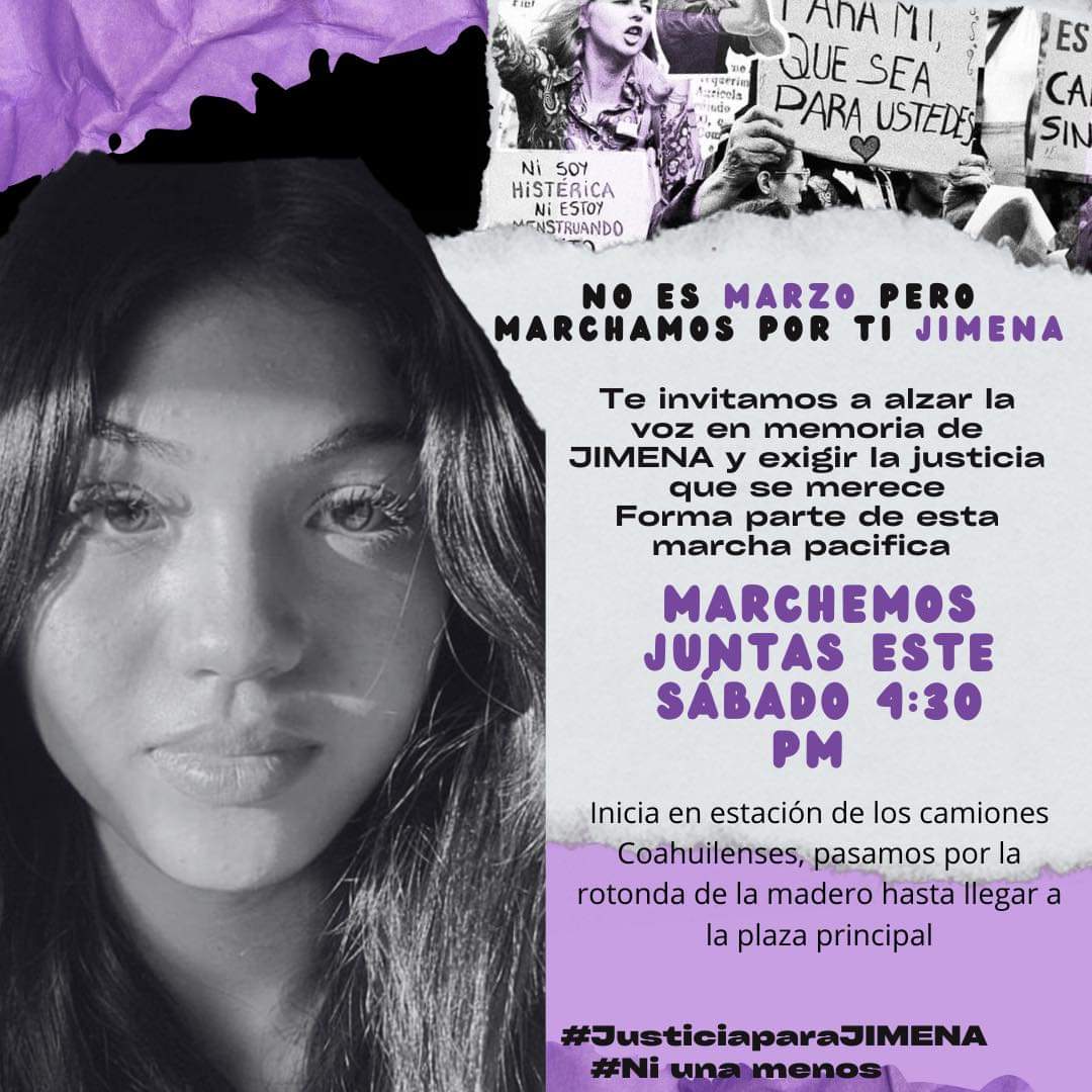 Exigirán con marcha justicia por feminicidio