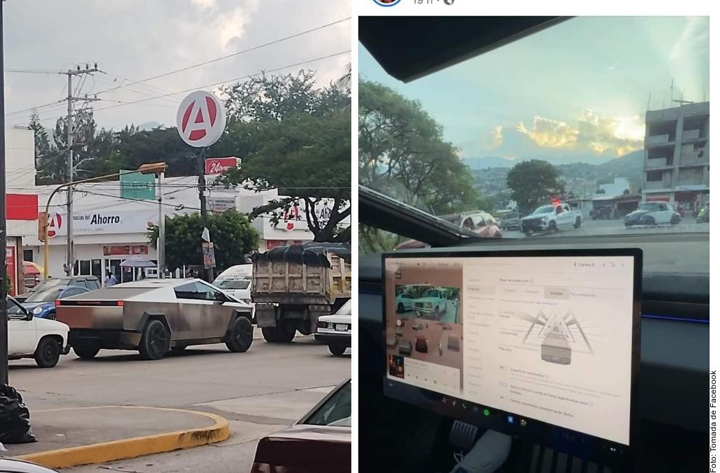 Pasea diputada morenista en Cybertruck en Chilpancingo