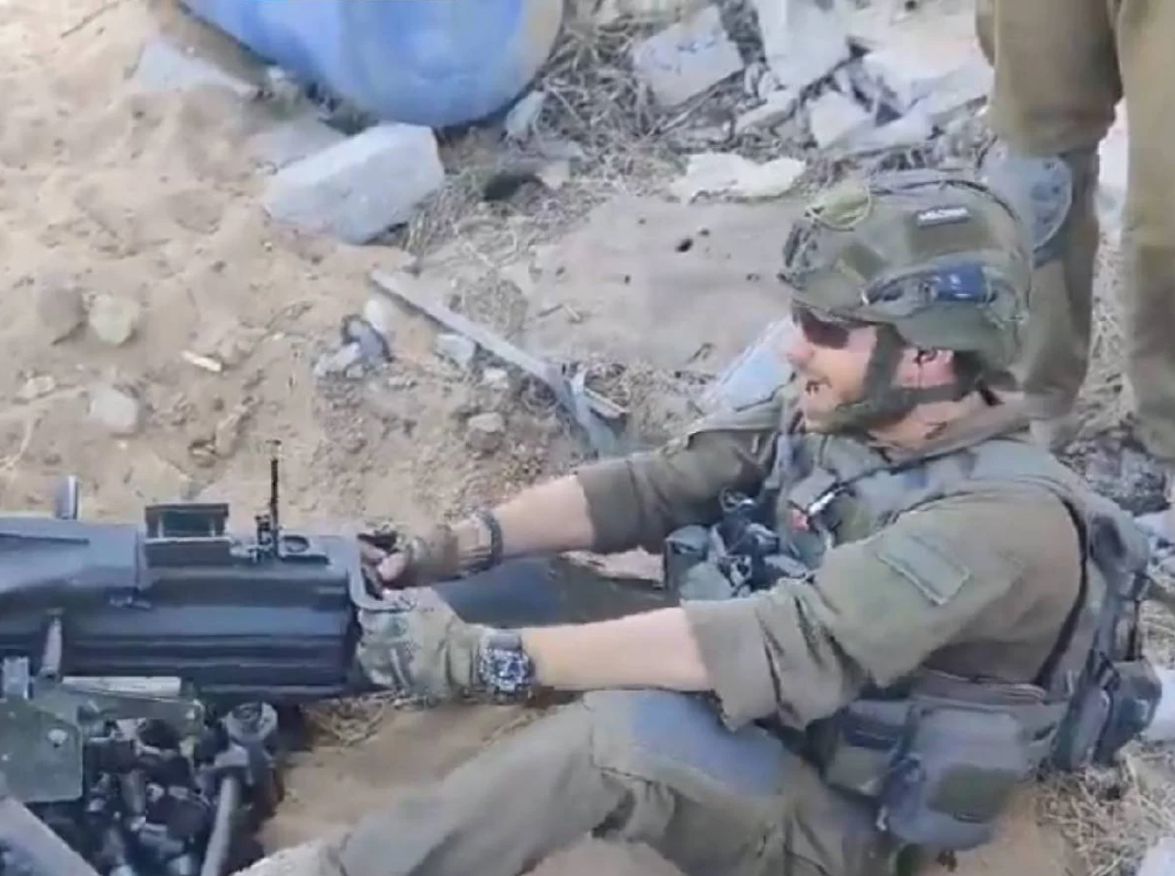 Soldado de Israel festeja victoria de Trump disparando en Gaza