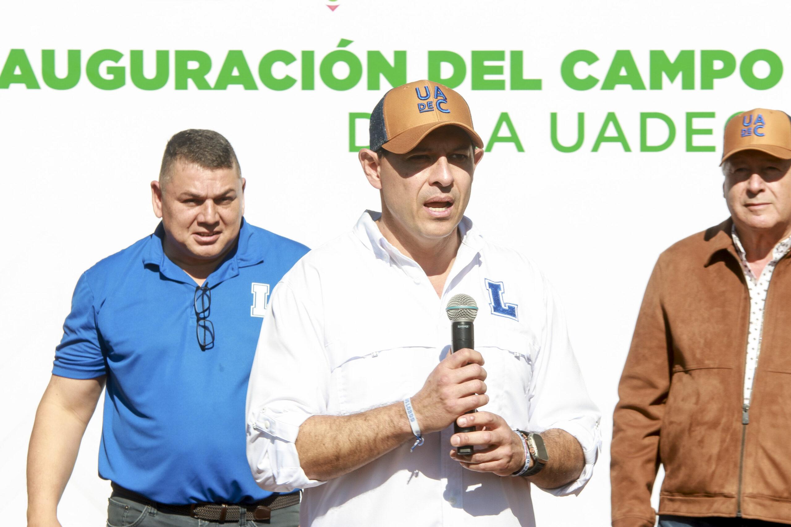 Inauguran campo de béisbol en la UAdeC