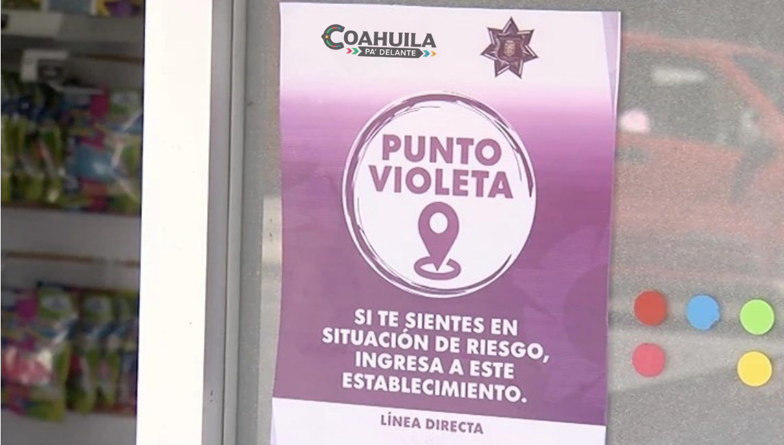 Ampliarán presencia de “Puntos Violeta”