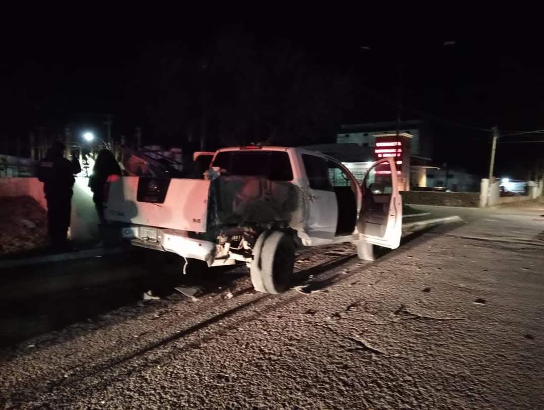 Ebria joven provoca accidente en Múzquiz