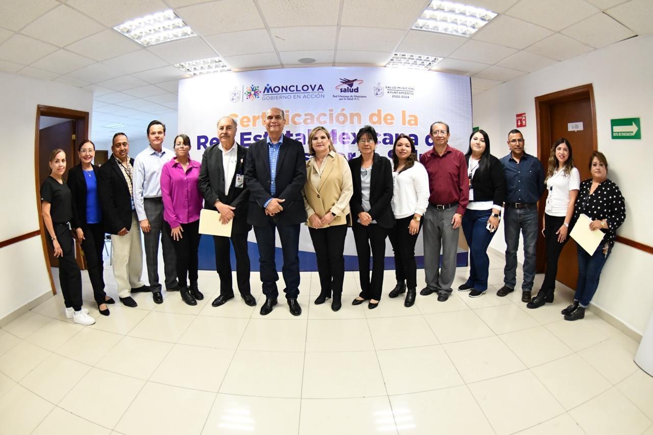 Certifican a Monclova por compromiso con la salud