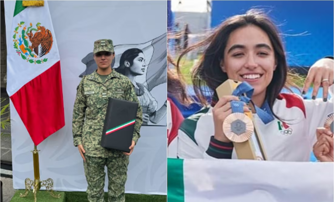 Ana Paula Vázquez, medallista olímpica recibe ascenso en el Ejército Mexicano