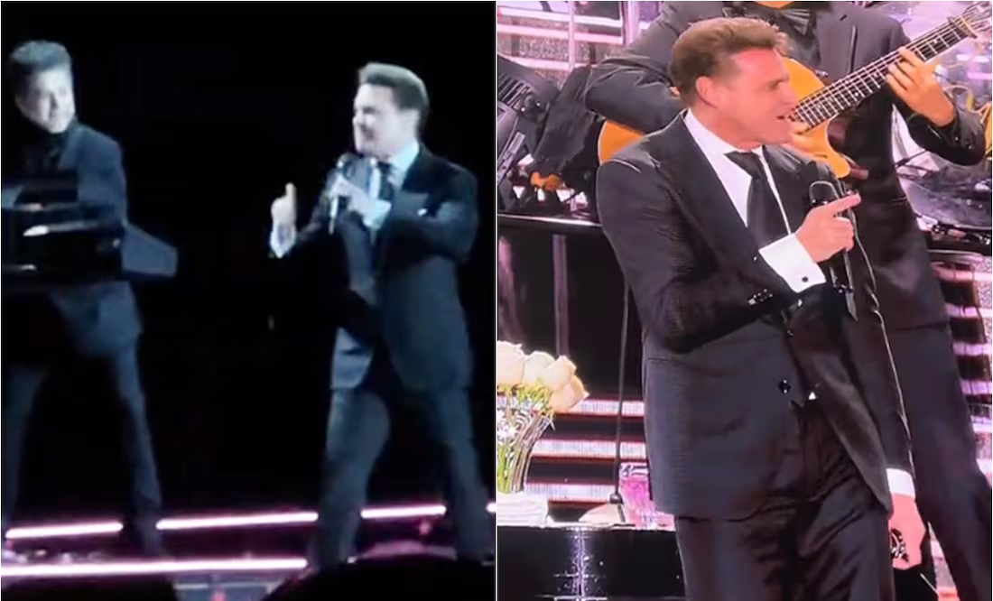 Molesto y en pleno show, Luis Miguel reprende a encargados de audio