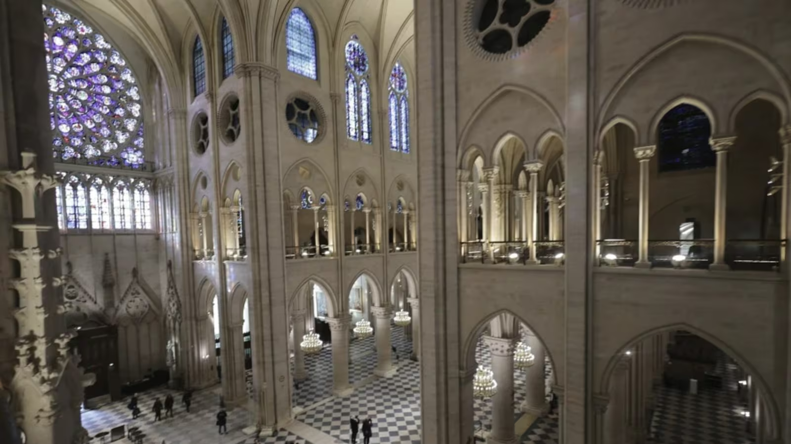 Así luce, ya restaurada, la catedral de Notre Dame a 5 años de su incendio