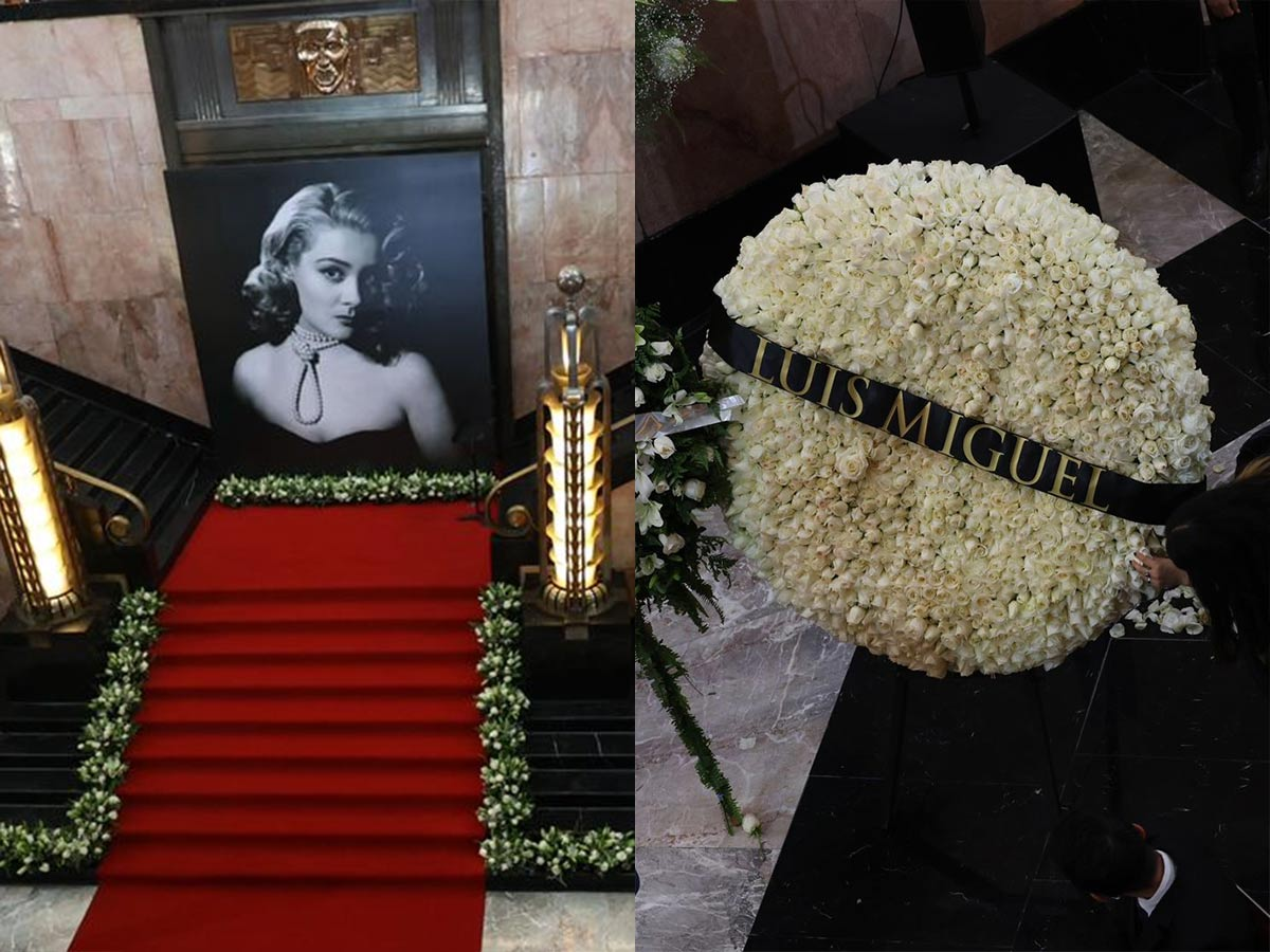 Luis Miguel envía enorme arreglo floral a Silvia Pinal, bisabuela de su hija Michelle Salas