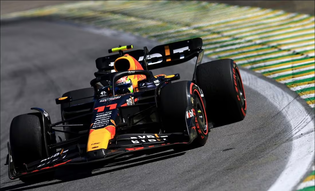 Checo Pérez fue eliminado en la SQ2; largará 13 en la Sprint de Brasil