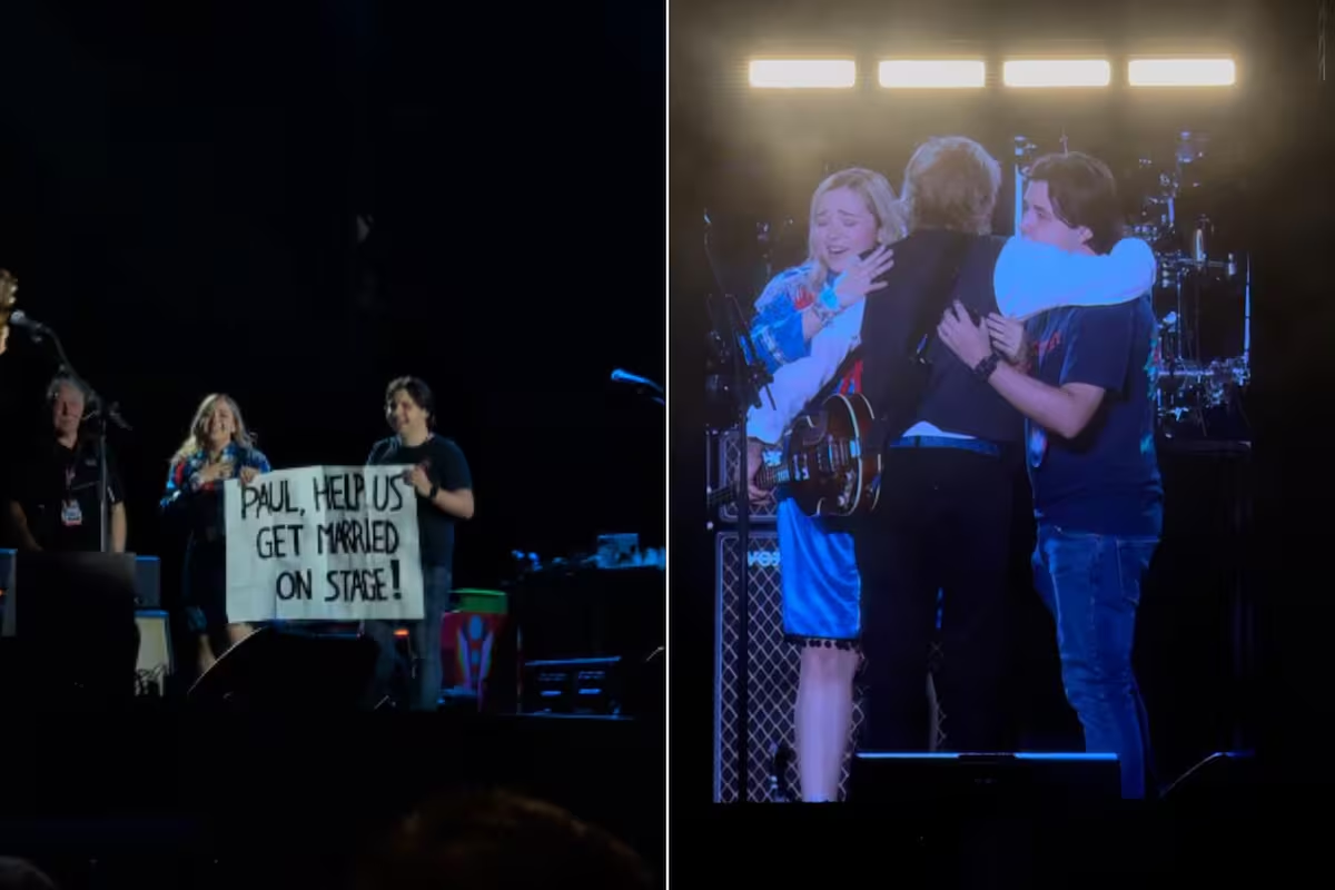 Pareja se compromete en concierto de Paul McCartney en Monterrey