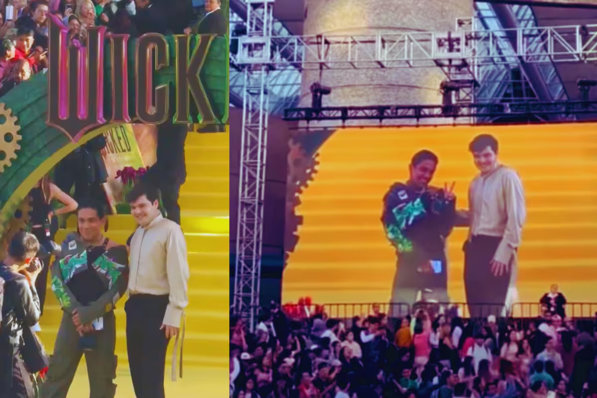 Ricardo Peralta es abucheado en la Premiere de ‘Wicked’