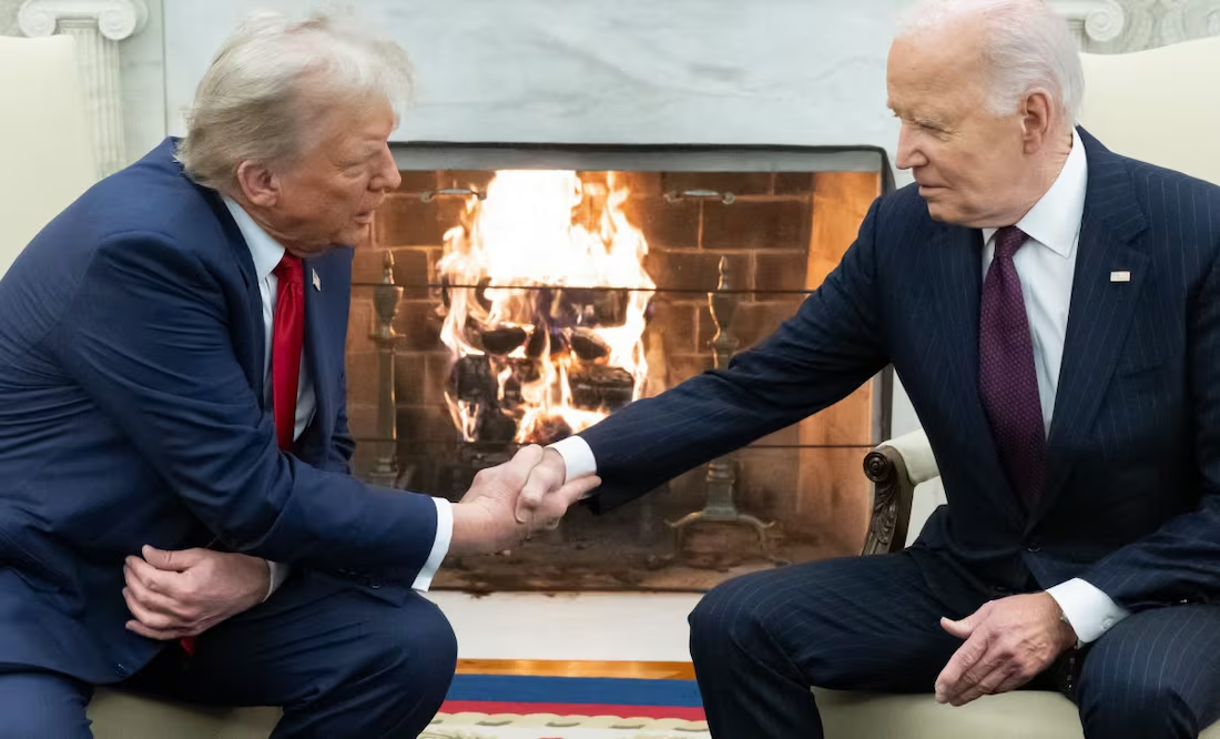 Trump afirma que fue “muy agradable” la reunión con Biden; destaca “muy buena relación” entre equipos de transición