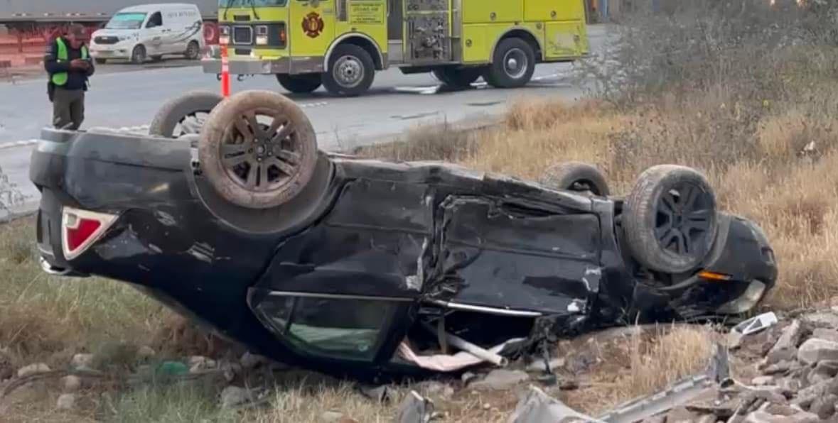 Fuerte accidente deja 3 lesionados