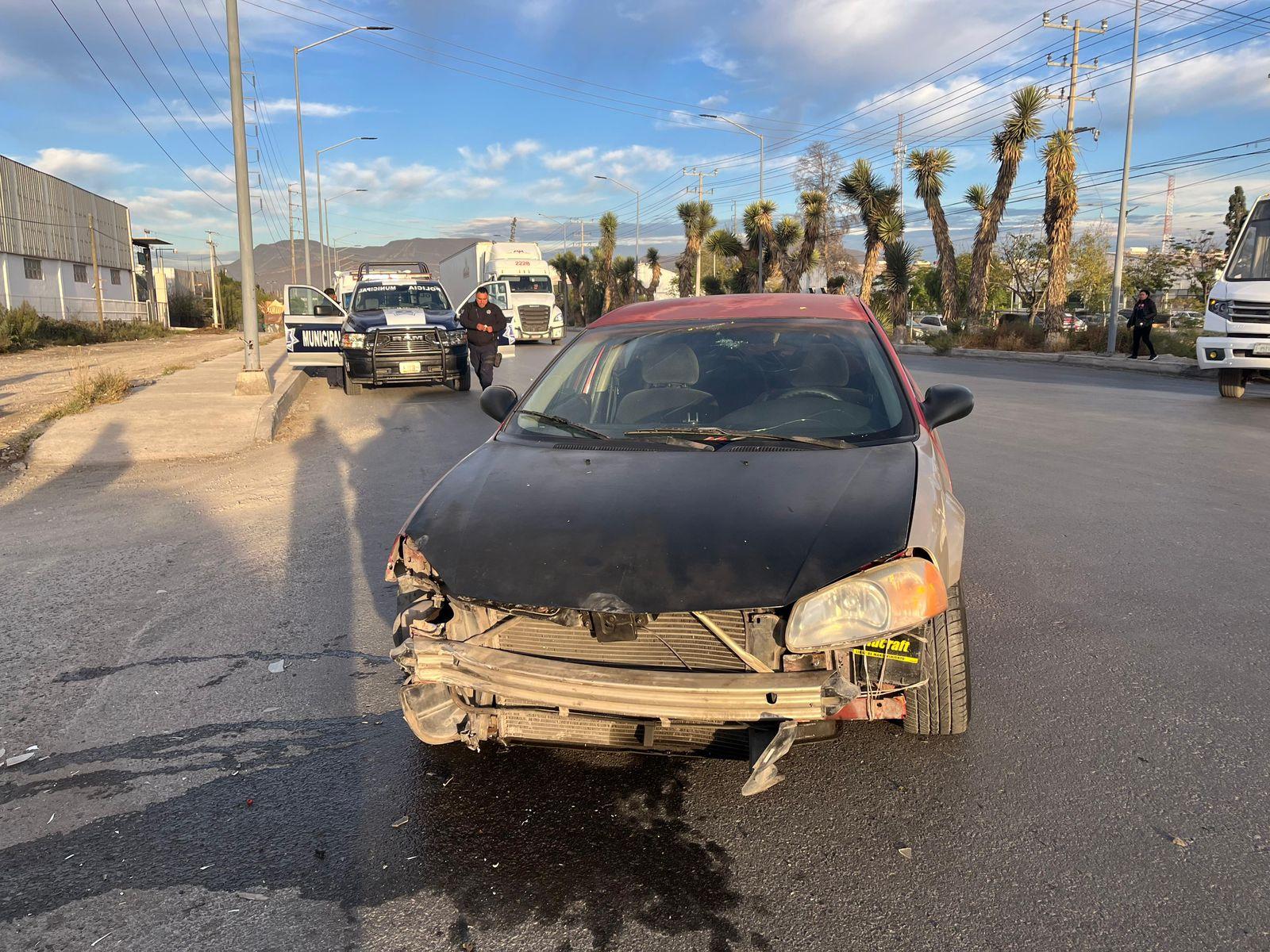 Lesionada niña en accidente vial