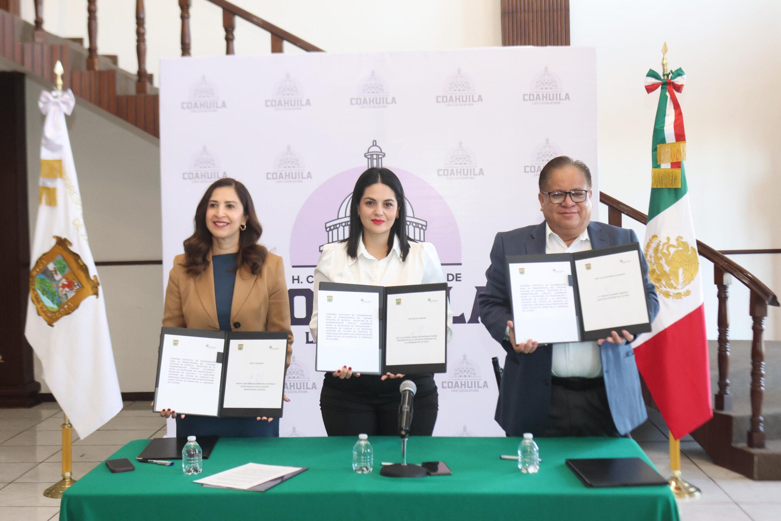 Respaldan transparencia para la entrega-recepción