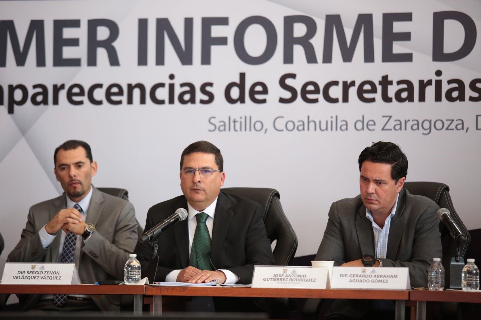 COAHUILA CUENTA CON FINANZAS SANAS