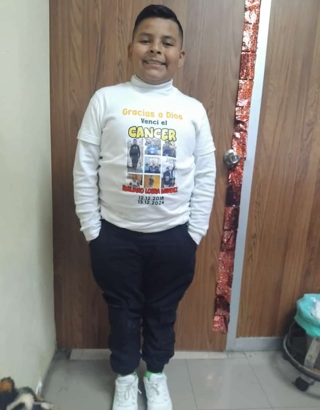 A sus 10 años Emiliano logra vencer el cáncer