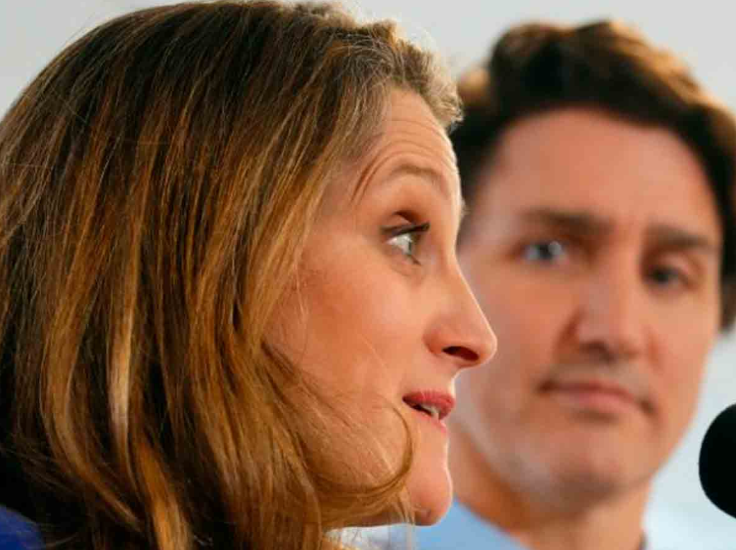 Renuncia viceprimera ministra de Canadá por desacuerdo con Trudeau en tema de aranceles