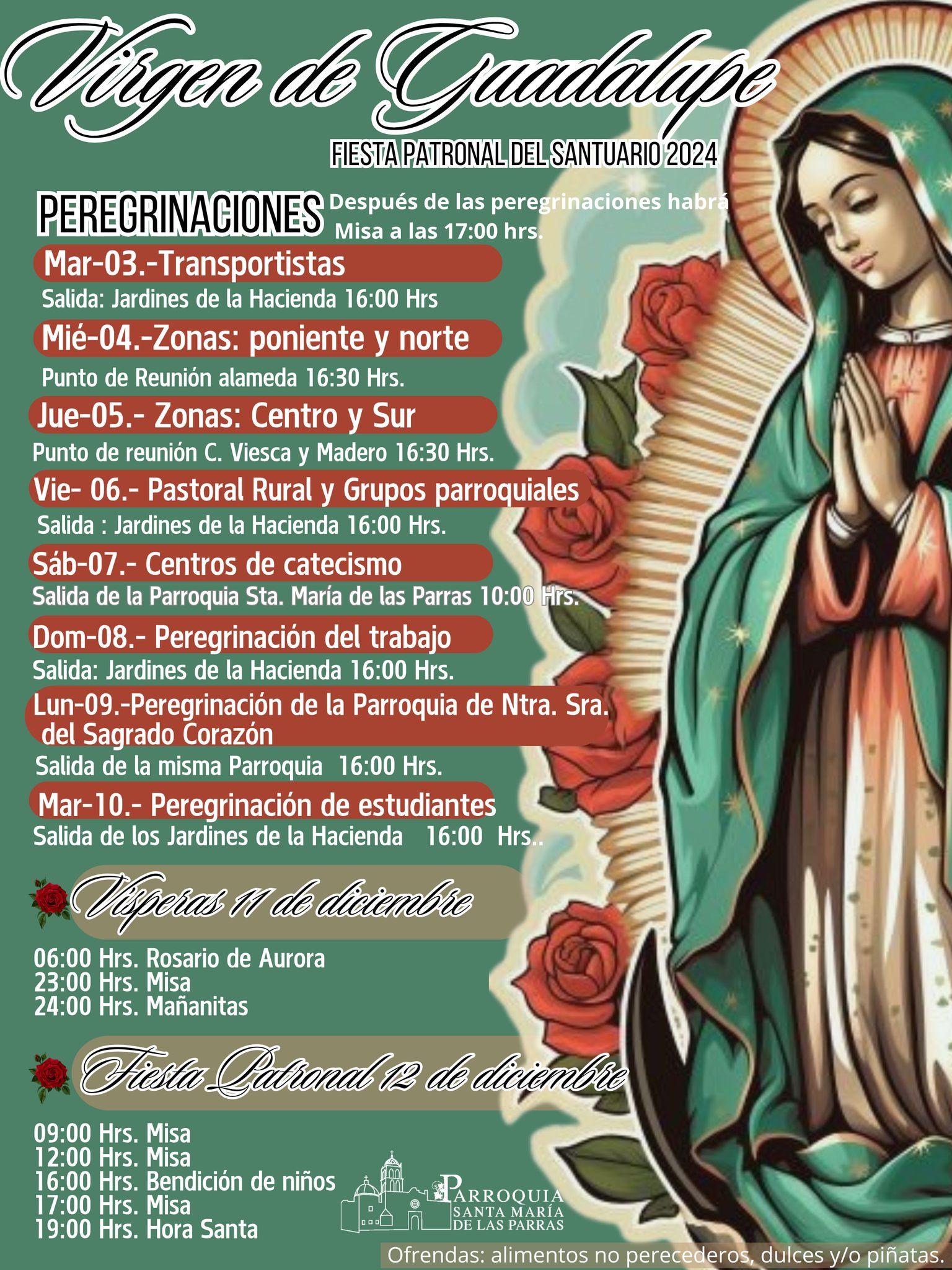 Comienzan festejos a la Virgen Morena