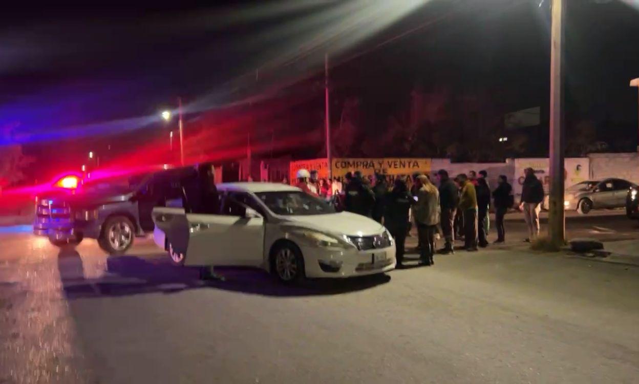 Un lesionado por potente choque