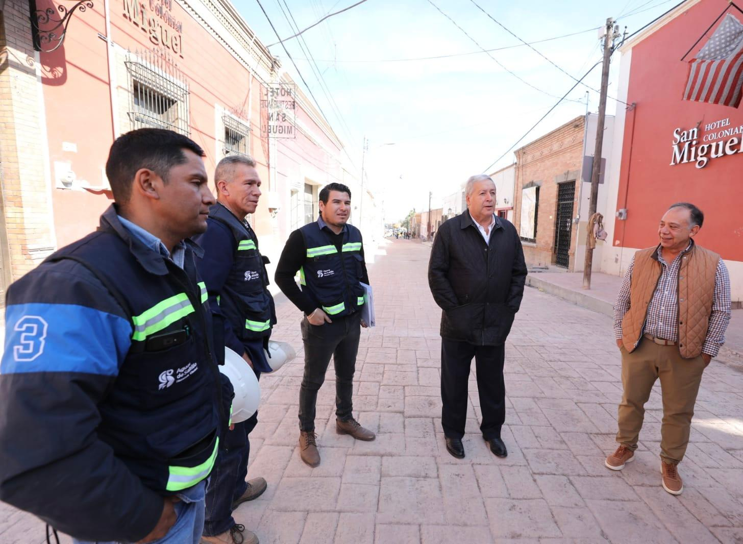 Supervisa Chema Fraustro trabajos de rehabilitación en General Cepeda