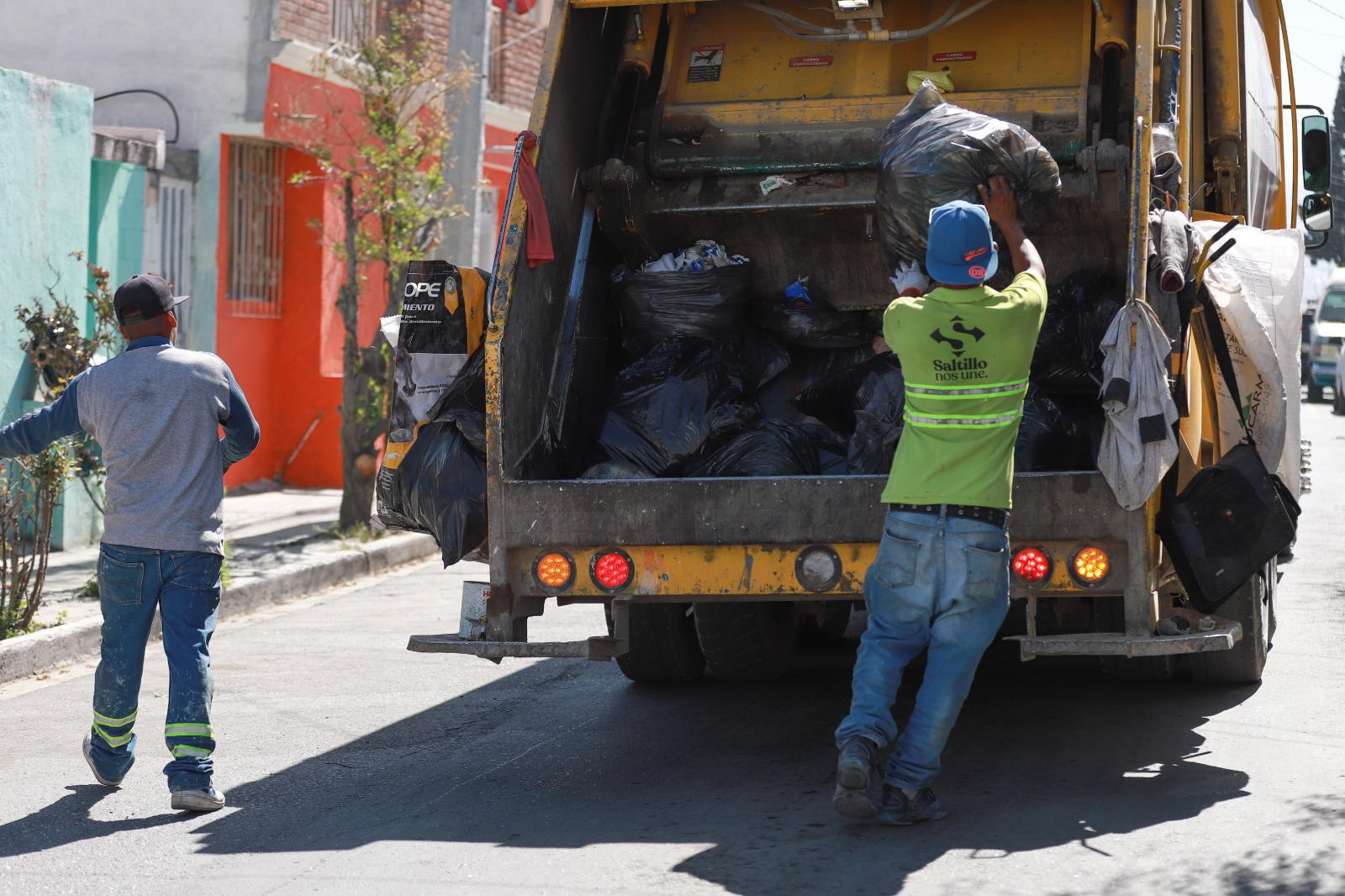 Se suspenderá recolección de basura el 25 de diciembre y el 1 de enero