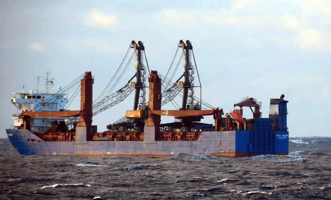 Barco de carga ruso naufraga en el Mediterráneo; hay dos tripulantes desaparecidos