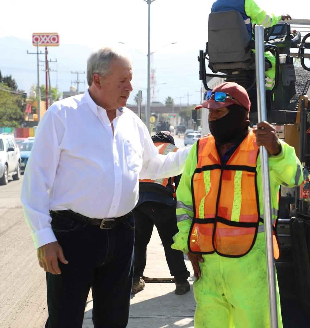 Transformó Chema Fraustro a Saltillo con Maratones de Obra