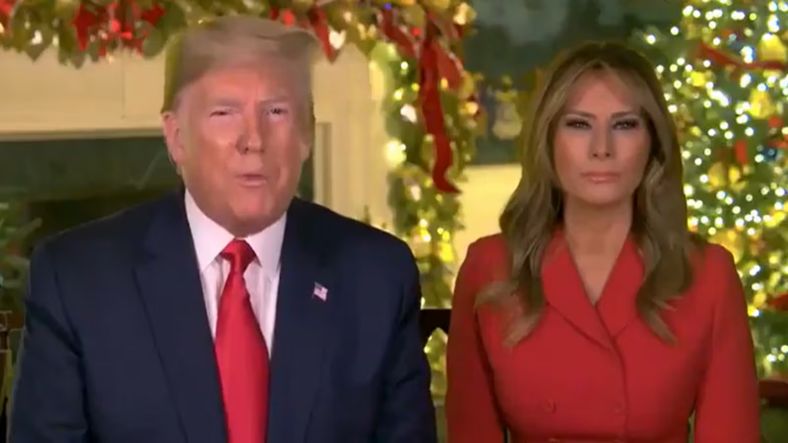Donald Trump y Melania envían mensaje de Navidad: ‘Oramos por militares y paz entre las naciones’