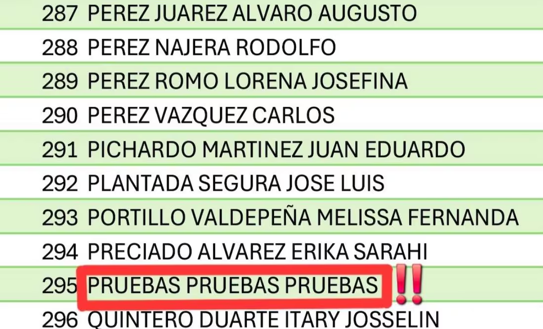 Reconocen errores en lista de aspirantes a elección judicial; informática hizo pruebas, afirman