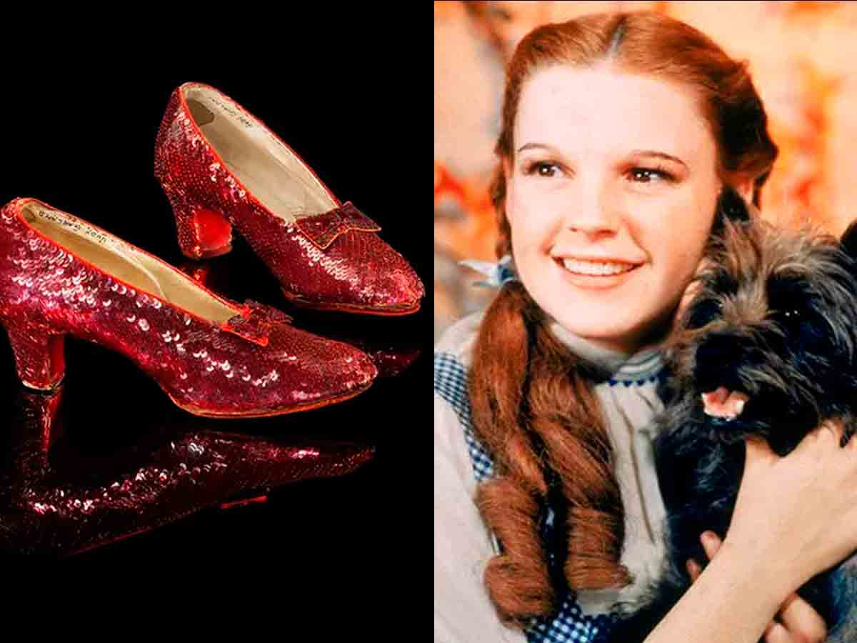 Subastan por 32 mdd las icónicas zapatillas de rubí que lució Judy Garland en ‘El mago de Oz’